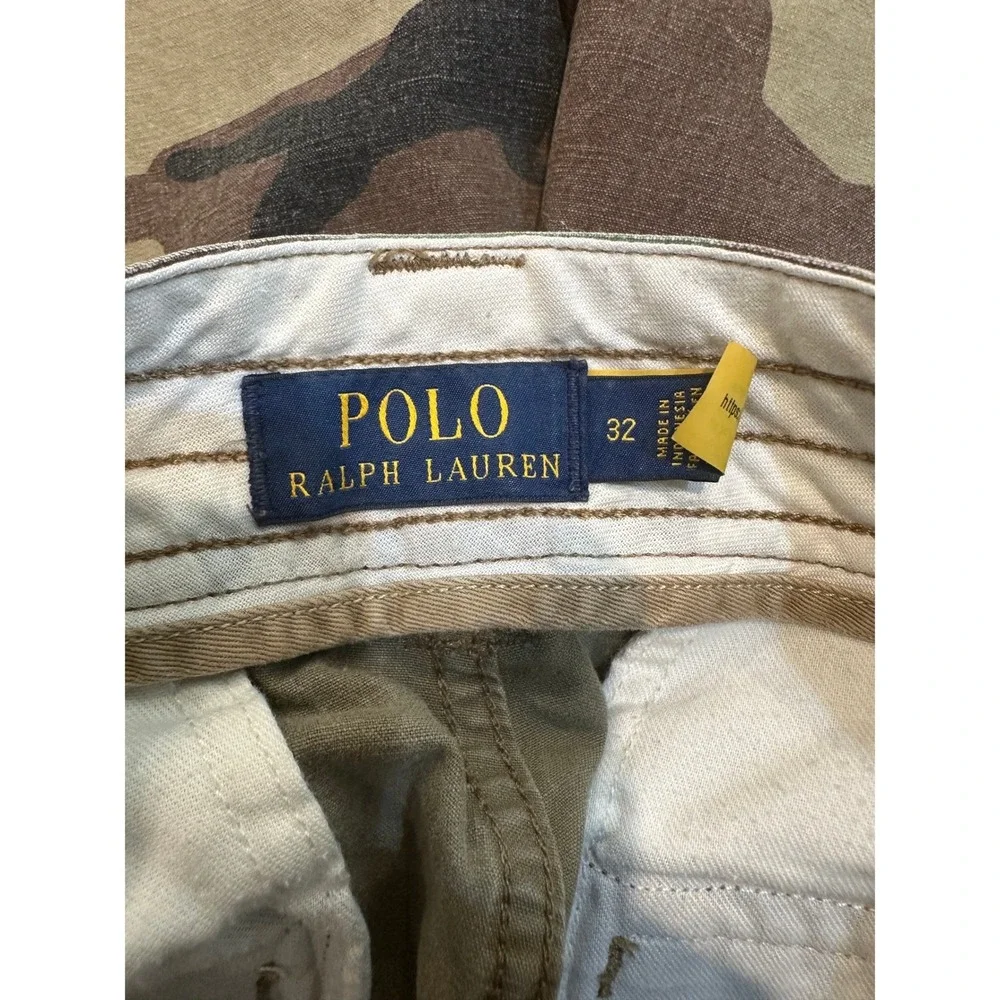 Polo Ralph Lauren Mens Camo Cargo Shorts Woodland Camouflage Size 32